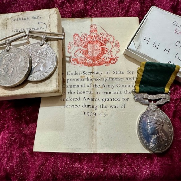 WW2 Captain Medal Grouping 3